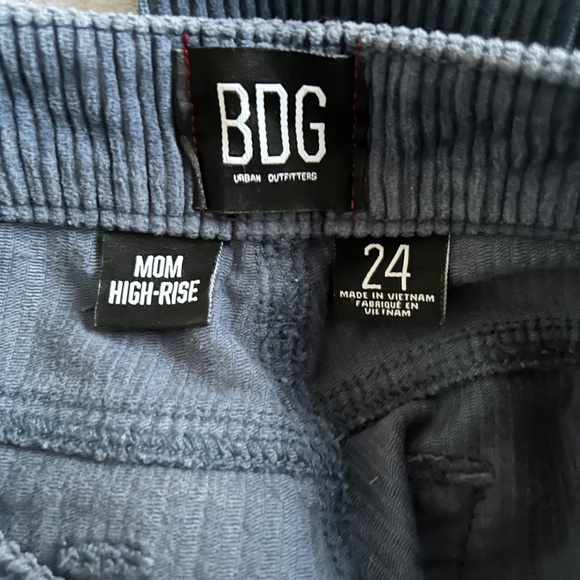 UO Sz 24 BDG Blue Cords Urban Outfitters Small Fall Winter Pants - Picture 4 of 6